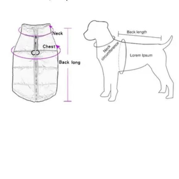 New small dog rain jacket - Picture 5 of 9